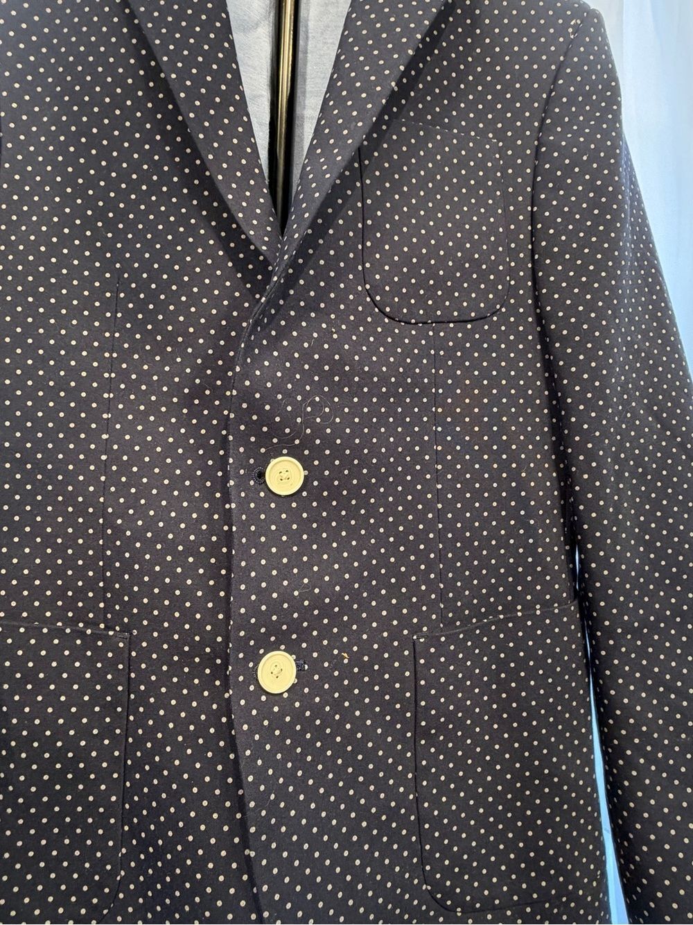 Lauren Ralph Lauren Boys Navy Long Sleeve Two Button Blazer size 14R - Picture 2 of 7